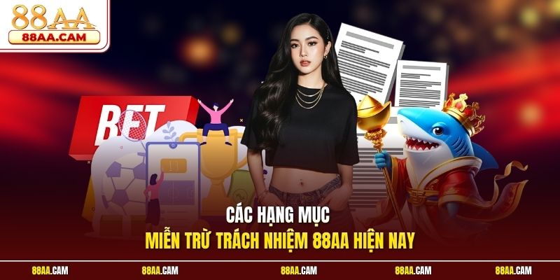 Các Hạng Mục Miễn Trừ Trách Nhiệm 88aa Hiện Nay
