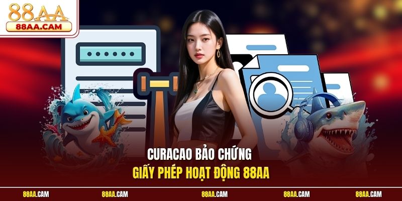 Curacao bảo chứng giấy phép hoạt động 88aa