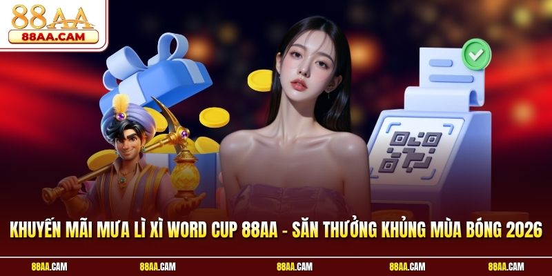 Khuyến Mãi Mưa Lì Xì World Cup 88aa – Săn Thưởng Khủng Mùa Bóng 2026