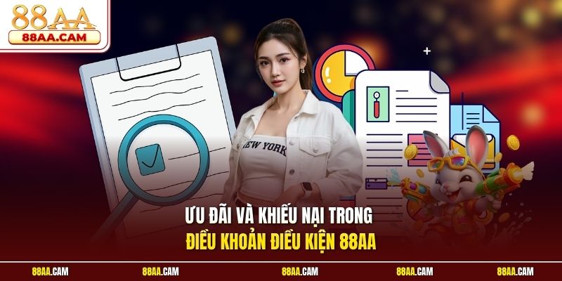 Ưu đãi và khiếu nại trong Điều khoản điều kiện 88aa